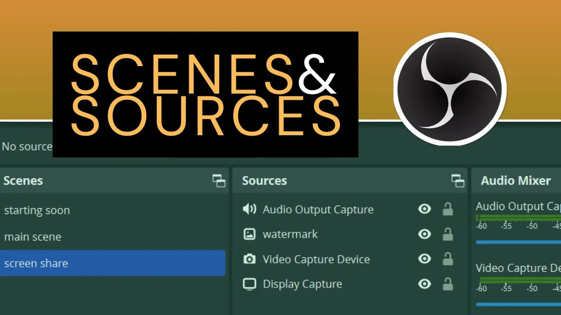 How to Add Scenes and Sources in OBS Studio