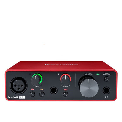 Focusrite Scarlett Solo Externale USB Sound Card