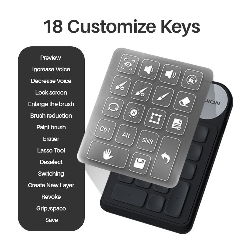 Huion KD100 Wireless Keypad