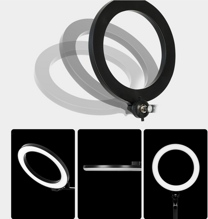 Smartphone & Tablet Floor Stand w/ Ring Light