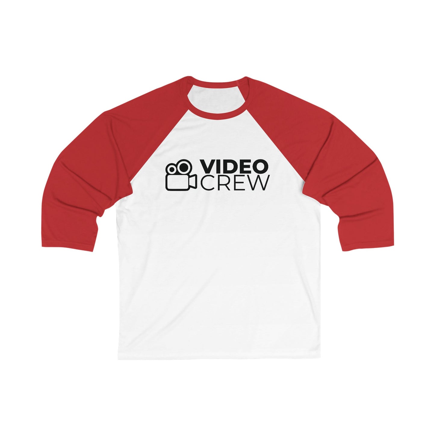 Unisex "Video Crew" 3/4 Sleeve Baseball Tee