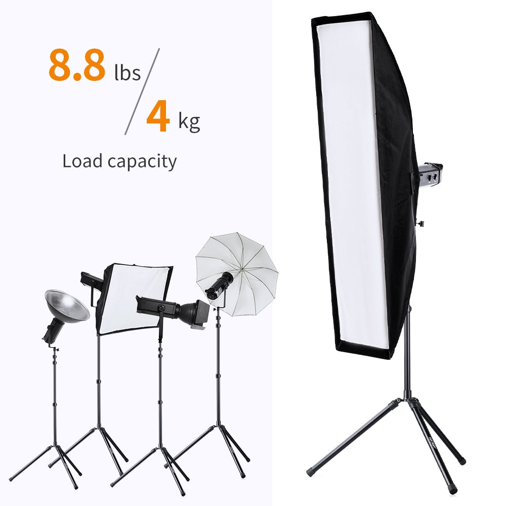 K&F Concept 79 inch Aluminum Tripod Light Stands (2 Pack)