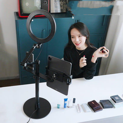 Smartphone & Tablet Floor Stand w/ Ring Light