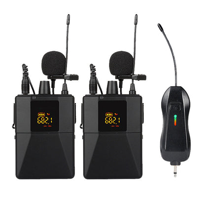 Wireless Lavalier Microphone (Set of 2) with 3.5mm Connection