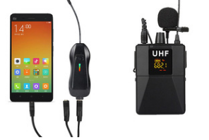 Wireless Lavalier Microphone (Set of 2) with 3.5mm Connection