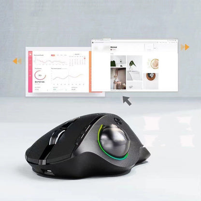 Ergonomic Wireless Trackball Mouse