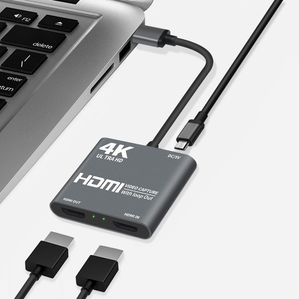 4K HDMI Video Capture Card w/ Loop Out