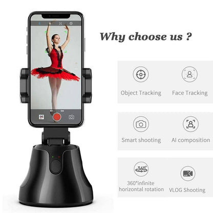 360° Face & Object Tracking Phone Holder