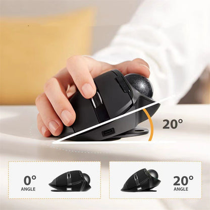 Ergonomic Wireless Trackball Mouse